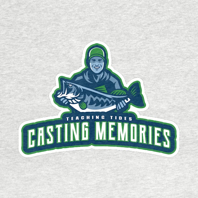 Teaching Tides Casting Memories Fisherman Dad by ThreadSupreme